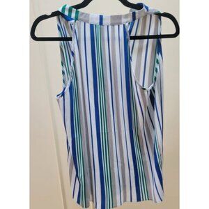 BANANA REPUBLIC - Striped sleeveless top - M